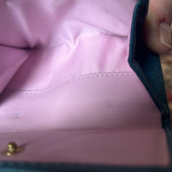 HTF Coach Ergo Teal Turquoise Turnlock Wallet - Picture 11 of 11